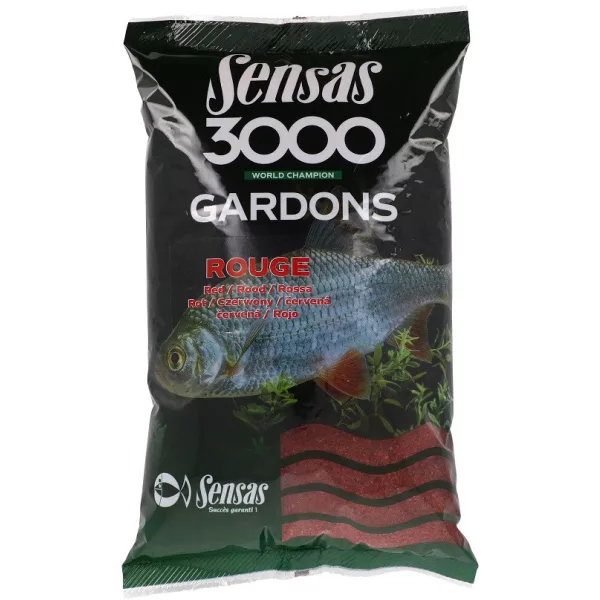 Sensas 3000 Gardons Red Roach Năditură 1kg