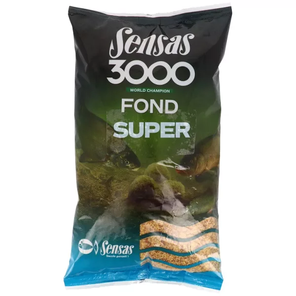 Sensas 3000 Super Fond Super Heavy Mix Nadă 1kg