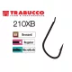Trabucco XPS 210XB Cârlig cu barbă și paletă, 18, 25 buc