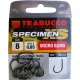 Trabucco XS Specimen 16 Cârlig cu ochet, cu barbetă, 15buc