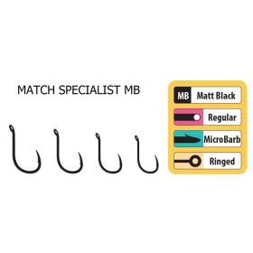  Trabucco Match Specialist 16 Cârlig cu ochi și barbă 15buc