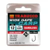 Trabucco Wide Gape Carp 12 Cârlig cu placă, fără barbă 15buc