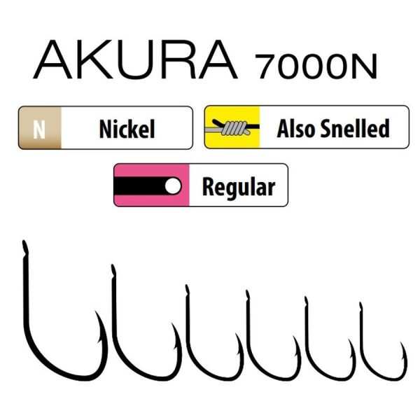 Trabucco Akura 7000 08 Cârlig cu paletă, cu spin 15 buc