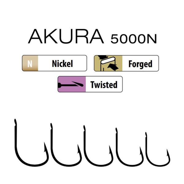 Trabucco Akura 5000N 14 Cârlig cu paletă, cu barbă 15 buc