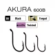 Trabucco Akura Siluro 600B 10/0 Cârlig pentru pești răpitori 5 buc