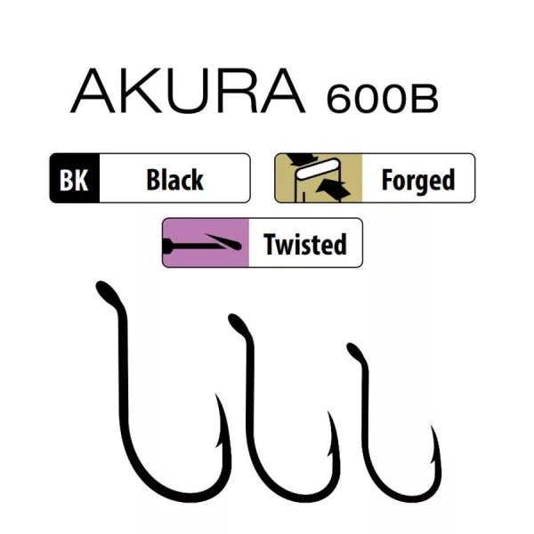 Trabucco Akura Siluro 600B 06/0 Cârlig pentru pești răpitori 5 buc