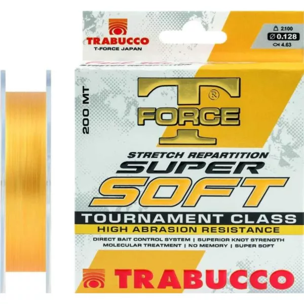Trabucco T-Force Super Soft 0,185mm 200m Fir Monofil Principală