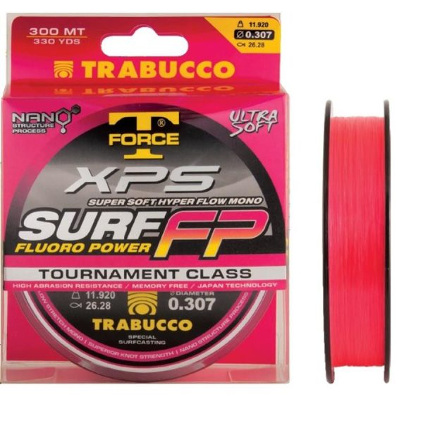 Trabucco T-Force XPS Surf Fluoro Power 0,18mm 300m Fir principal monofilament