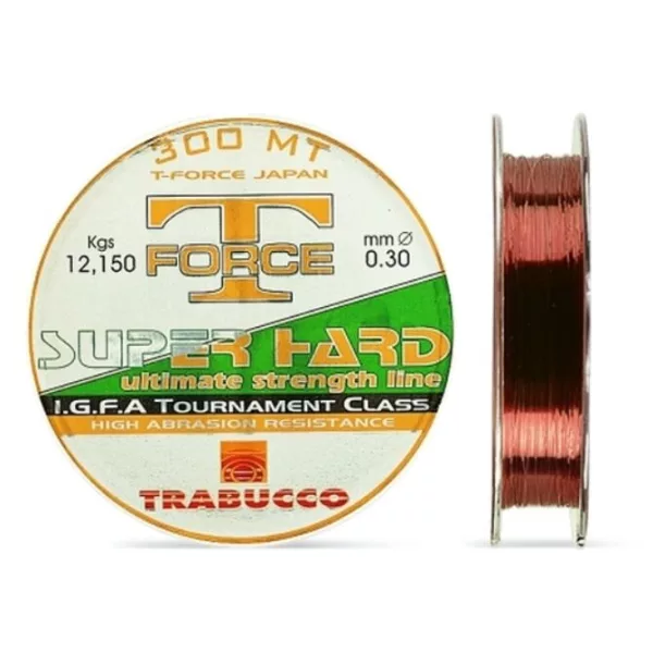 Trabucco T-Force Super Hard 300m 0,25mm Fir monofilament