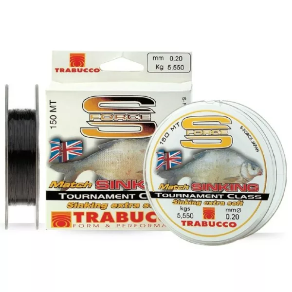 Trabucco S-Force Match Sinking 150m 0,16mm Fir Monofilament Principal