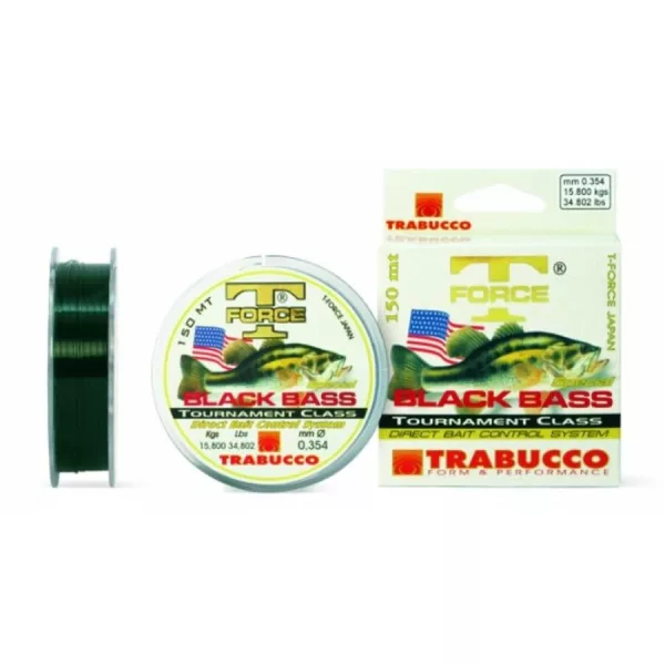 Trabucco T-Force Black Bass 150m 0,255mm Fir Monofil Principal