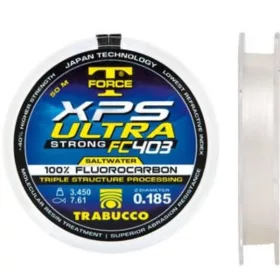   Trabucco T- Force XPS Ultra Fluorocarbon 403 Apă Sărată 50m 0,45mm Fir Monofilament de Forfat