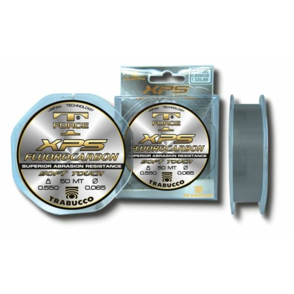 Trabucco T-Force Fluorocarbon 50m 0,164mm Monofilament pentru forfac