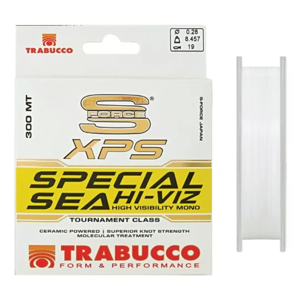 Trabucco S-Force XPS Special Sea Hi-Viz 300m 0,18mm Fir Monofil Principal