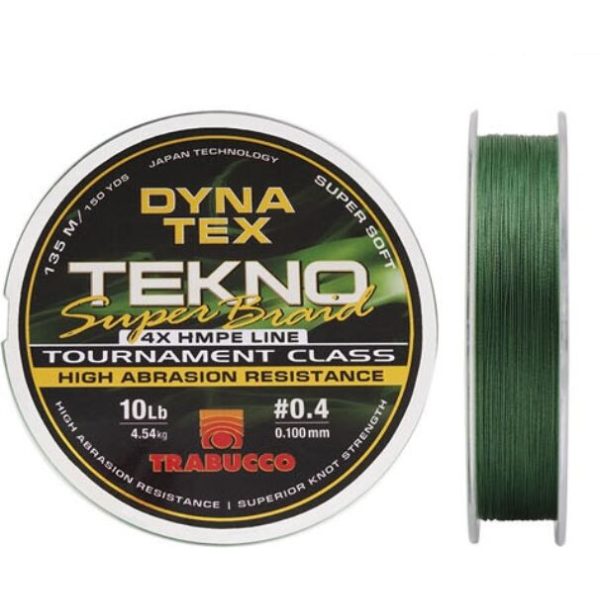 Trabucco Dyna-Tex Tekno Super Braid 275m 0,405mm Fir textil