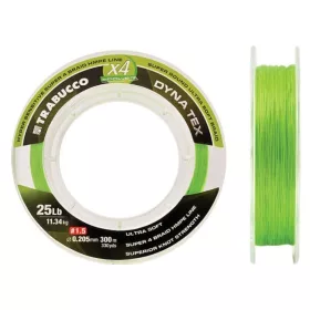   Trabucco Dyna-Tex X4 Power 150m 0,128mm Fir Principal Împletit Galben Lime