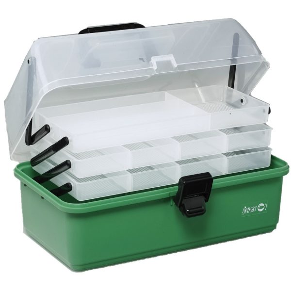 Sensas Ladă pentru accesorii de pescuit cu 3 compartimente 35x20x20cm