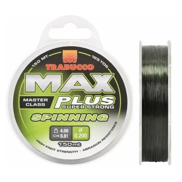 Trabucco Max Plus Line Spinning 150m 0,40mm Fir monofilament principal
