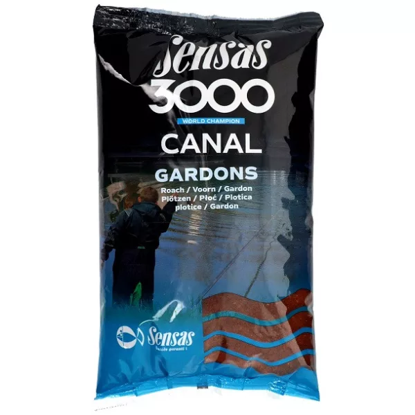 Sensas 3000 Super Canal Gardons Roach Nadă 1kg