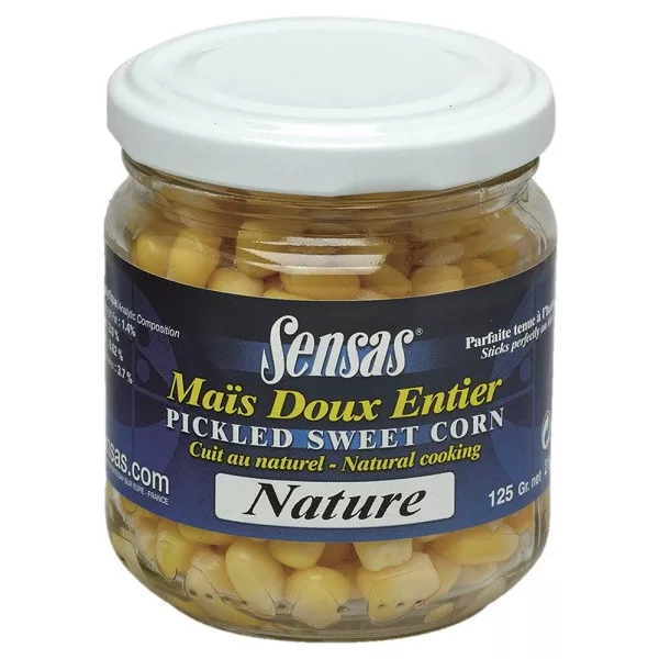 Sensas Porumb Natural în Borcan pentru Momeală 212ml
