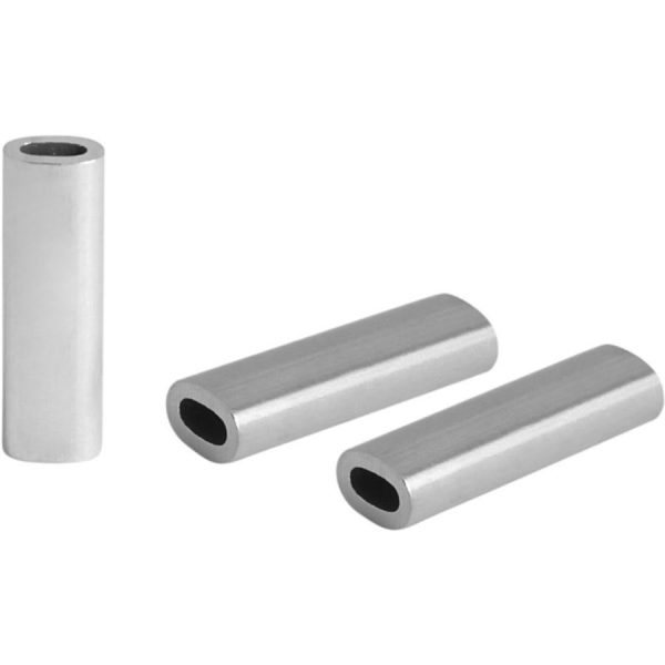 Trabucco Crimps Oval Aluminiu 0,8x1,7x8mm Tub de crimpare 20 buc