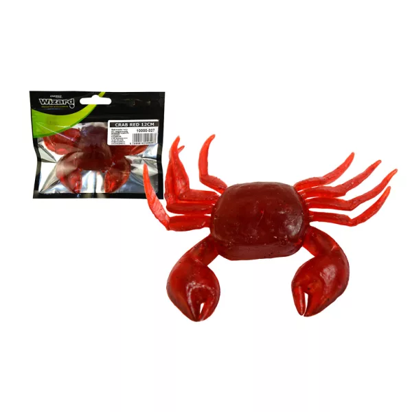Wizard Crab Roșu 12cm Imitatie Rac