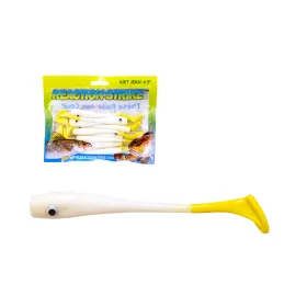   Arno Sphere Minnow White-Yellow 11cm Nalucă din plastic 10buc