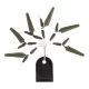 Trabucco Feeder Ready Heli-Kit Montură Feeder 6buc