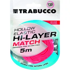   Trabucco Hi-Layer Hollow Elastic Match Căciuc Tubular 1,25mm 5m