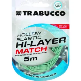   Trabucco Hi-Layer Hollow Elastic Match Căciuc Tubular 1,5mm 5m