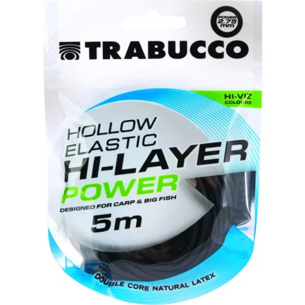 Trabucco Hi-Layer Hollow Elastic Power Elastic tubular pentru rubeziană 2,75mm 5m