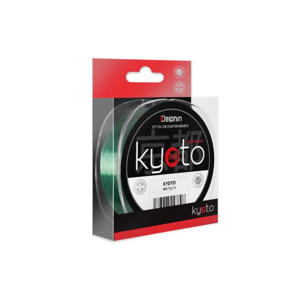 Fir monofilament Delphin KYOTO verde 0,128mm 3,4lbs 200m