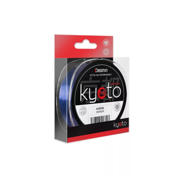 Monofil Delphin KYOTO albastru 0,203mm 8,4lbs 300m