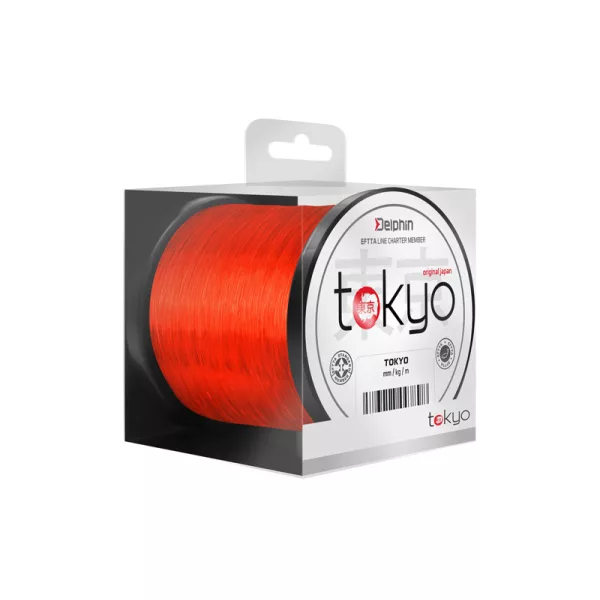 Monofilament Delphin TOKYO portocaliu 0,286mm 14lbs 300m