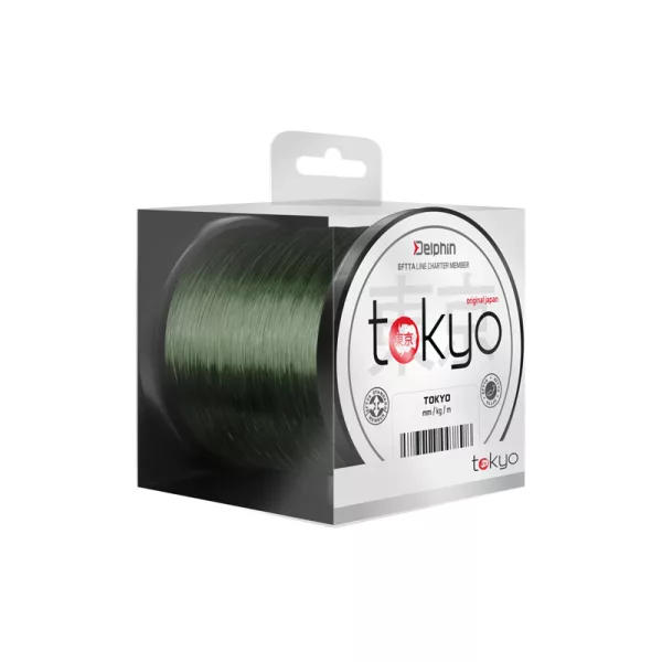Monofilament Delphin TOKYO verde 0,286mm 14lbs 300m
