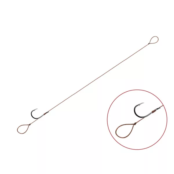 Cârlig legat feeder Delphin Proxi 8 Loop / 6buc 12cm #6