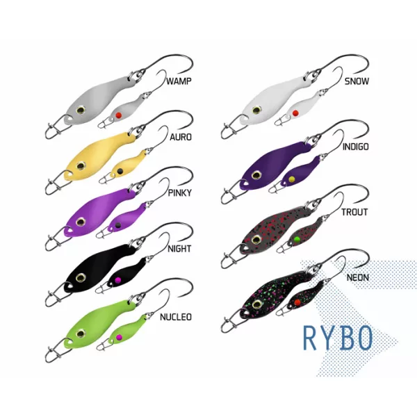 Delphin Rybo TROUT #8 - 0,5gr - Lingură - Mărime cârlig #8