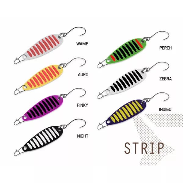 Delphin Strip AURO #8 - 2gr - Lingură - Mărime cârlig #8