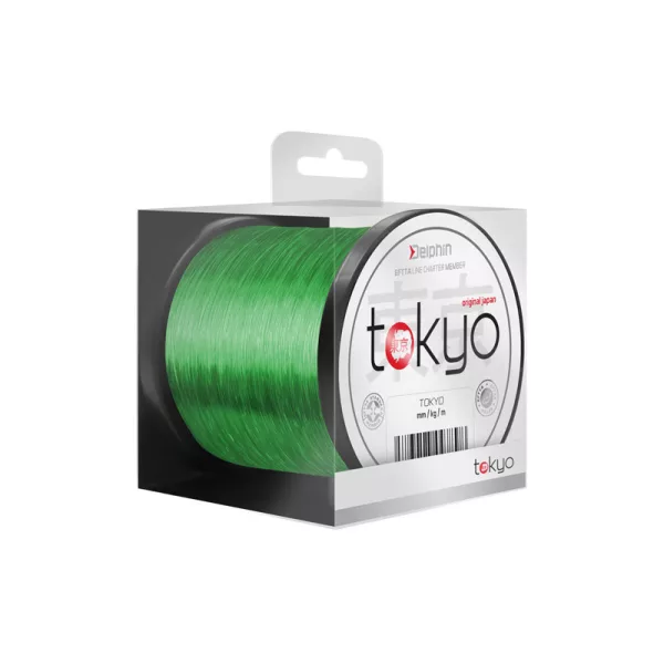 Monofil Delphin TOKYO / verde fluo 0,286mm 14lbs 600m