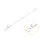 Cârlig legat feeder Delphin Proxi 8 Loop / 6buc 8cm #8 SM