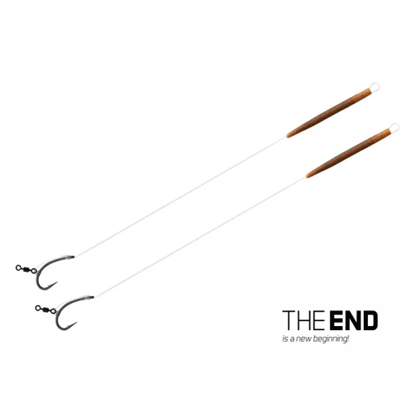 Delphin THE END D-Rig montură legată / 2 buc Montură pre-legată 20cm/0,35mm/#4
