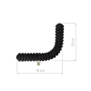 Delphin EVA SmallBEND suport de undiță feeder 15x12cm