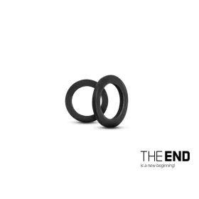 Delphin THE END Round RING Inel și cerc metalic