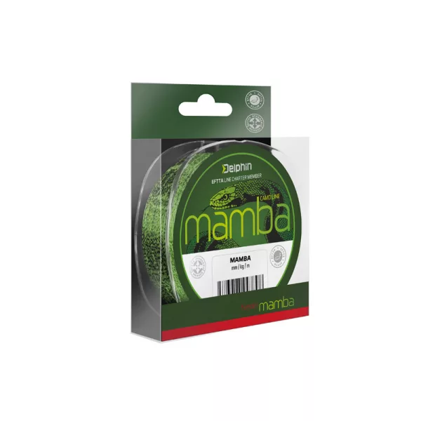 Delphin MAMBA Feeder / camou 0,28mm 13,4lbs 300m