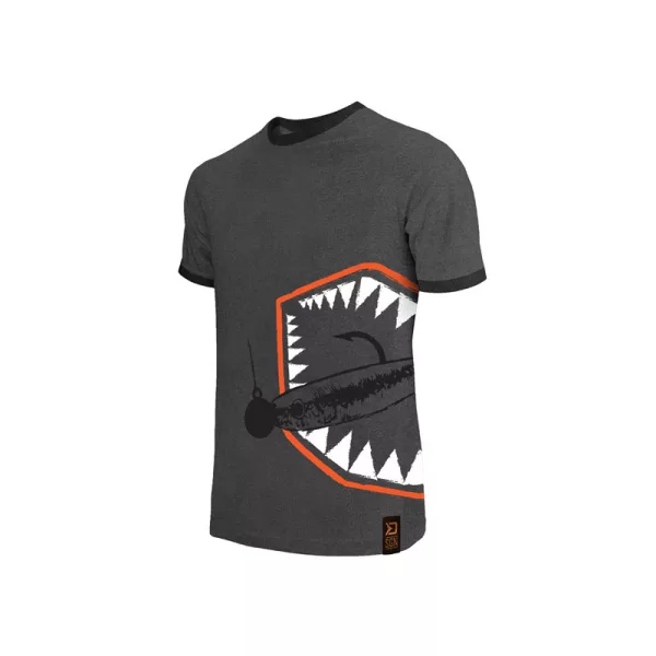Delphin - ATAK! Negru Imprimat - Tricou - M