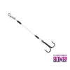 Delphin BOMB! Twisto RIGS Fluorocarbon / 3 buc Fluorocarbon 2 12cm