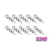 Delphin BOMB! Twisto ScrewLOCK / 10 buc. Cap JIG spirală L