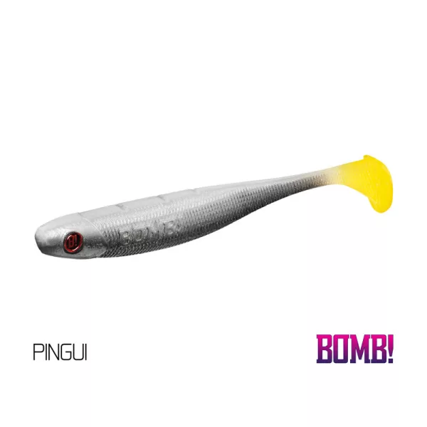 Delphin BOMB! Pește de cauciuc Rippa - Pingui 5 bucăți Nălucă de cauciuc 10cm
