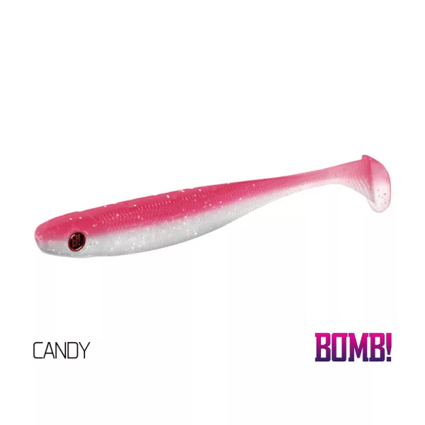 Delphin BOMB! Pește de cauciuc Rippa - Candy 5buc Nalucă de cauciuc 5cm