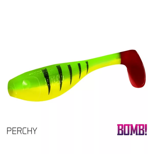 Delphin BOMB! Shad Fatty / 5 buc Momeală artificială de cauciuc 10cm